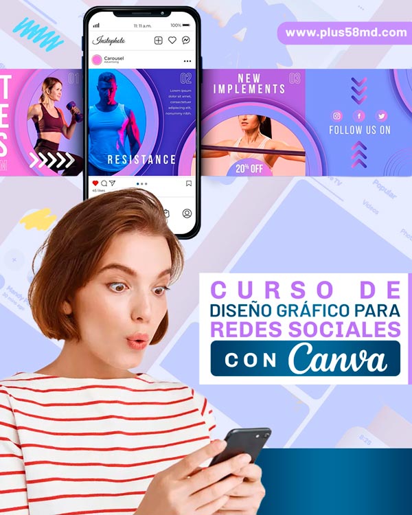 Ver más sobre el Curso Diseño Gráfico para Redes Sociales con Canva en Cumaná